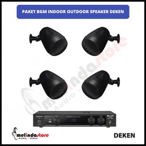 Paket Background Music Indoor Outdoor Speaker Deken 5 inch | 4 Speaker